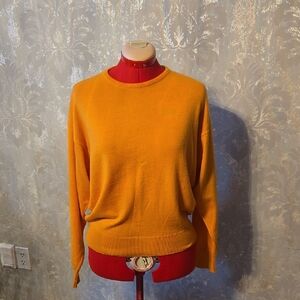Vintage Rodier wool blend Mustard Sweater